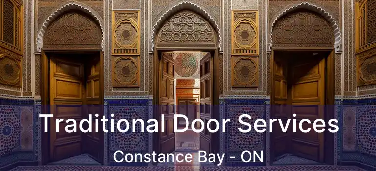  Traditional Door Services Constance Bay - ON