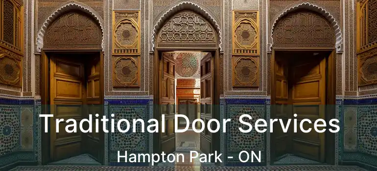  Traditional Door Services Hampton Park - ON