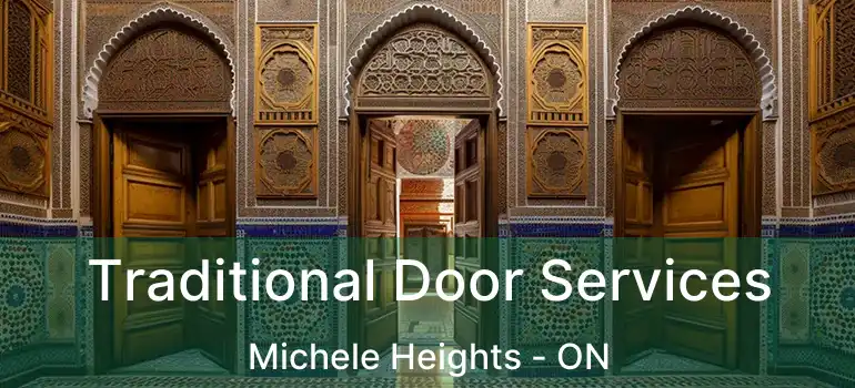  Traditional Door Services Michele Heights - ON