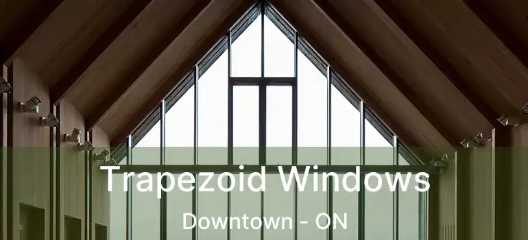  Trapezoid Windows Downtown - ON