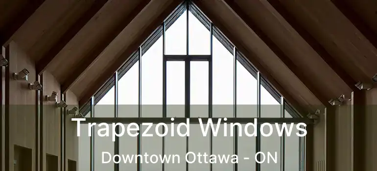  Trapezoid Windows Downtown Ottawa - ON