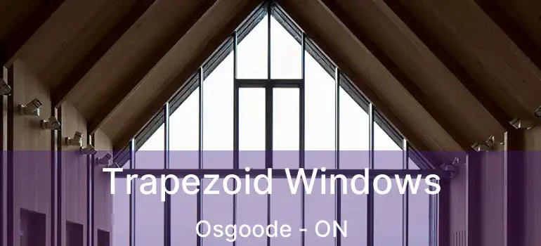  Trapezoid Windows Osgoode - ON