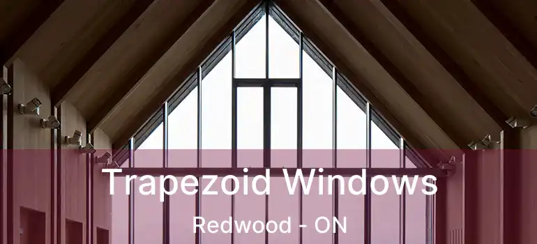  Trapezoid Windows Redwood - ON