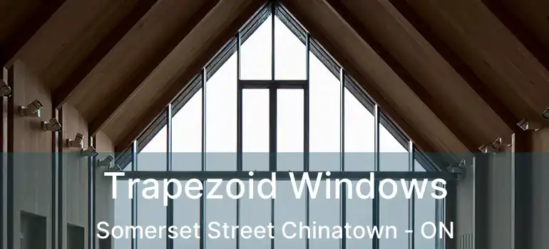  Trapezoid Windows Somerset Street Chinatown - ON