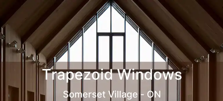  Trapezoid Windows Somerset Village - ON