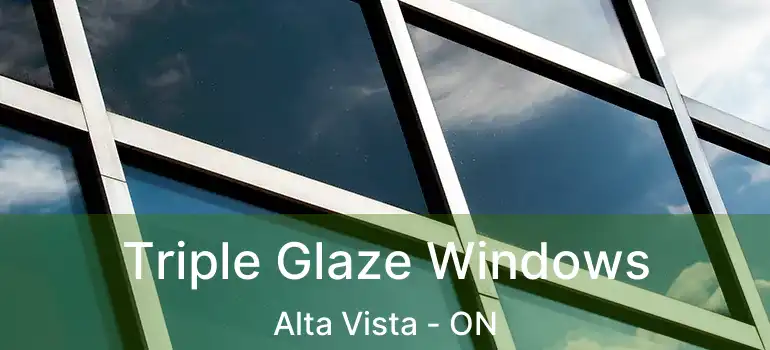  Triple Glaze Windows Alta Vista - ON