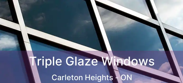  Triple Glaze Windows Carleton Heights - ON