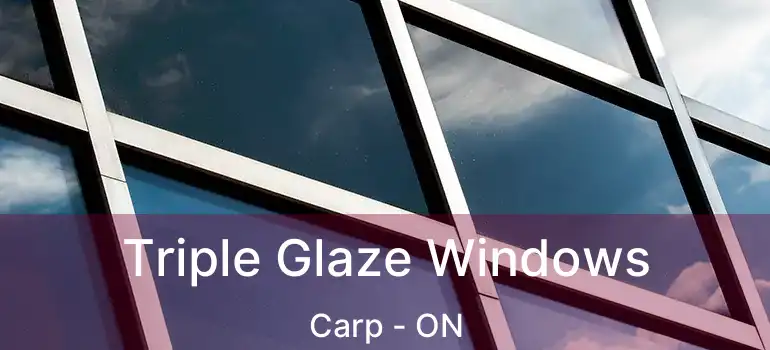  Triple Glaze Windows Carp - ON