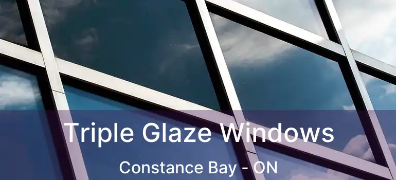  Triple Glaze Windows Constance Bay - ON