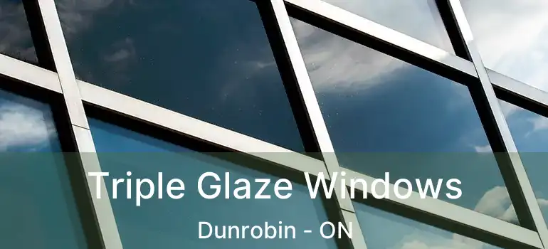  Triple Glaze Windows Dunrobin - ON