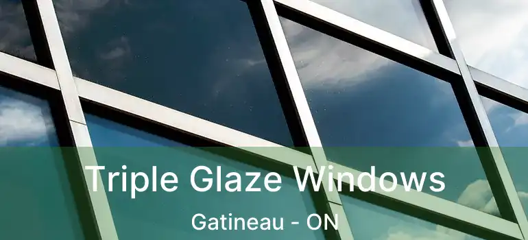  Triple Glaze Windows Gatineau - ON