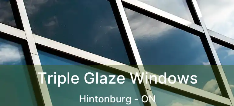  Triple Glaze Windows Hintonburg - ON