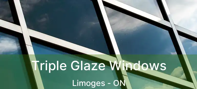  Triple Glaze Windows Limoges - ON