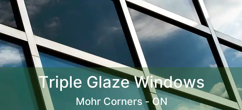  Triple Glaze Windows Mohr Corners - ON