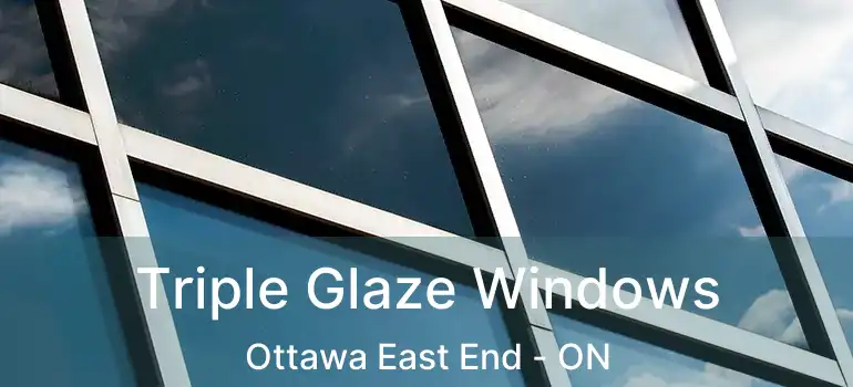  Triple Glaze Windows Ottawa East End - ON