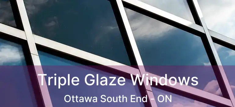  Triple Glaze Windows Ottawa South End - ON