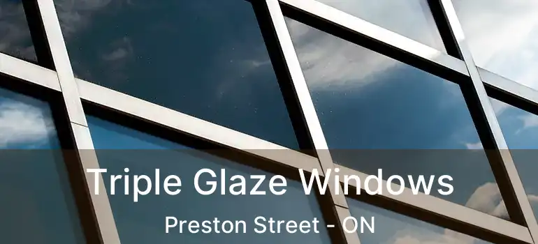  Triple Glaze Windows Preston Street - ON