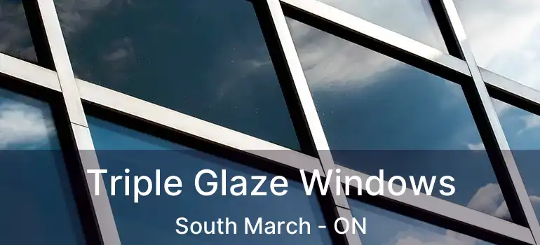  Triple Glaze Windows South March - ON