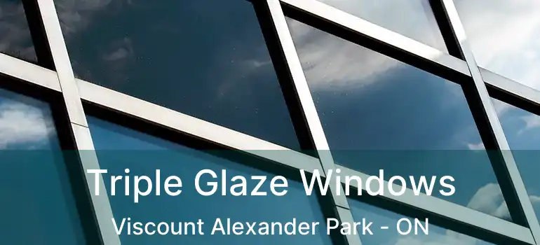  Triple Glaze Windows Viscount Alexander Park - ON