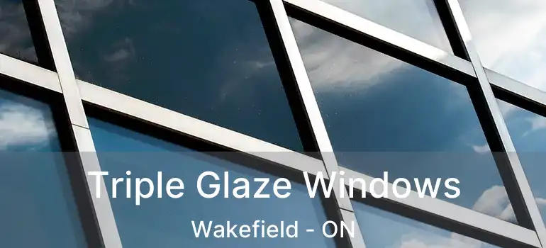  Triple Glaze Windows Wakefield - ON