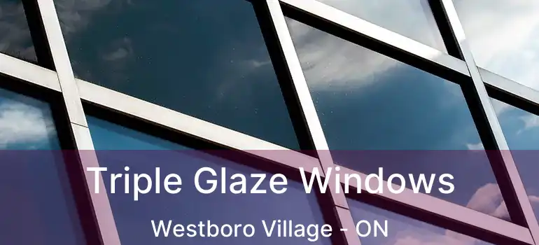  Triple Glaze Windows Westboro Village - ON