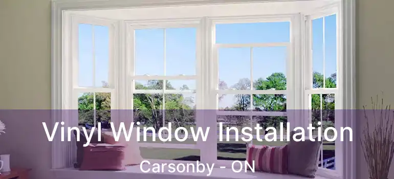  Vinyl Window Installation Carsonby - ON