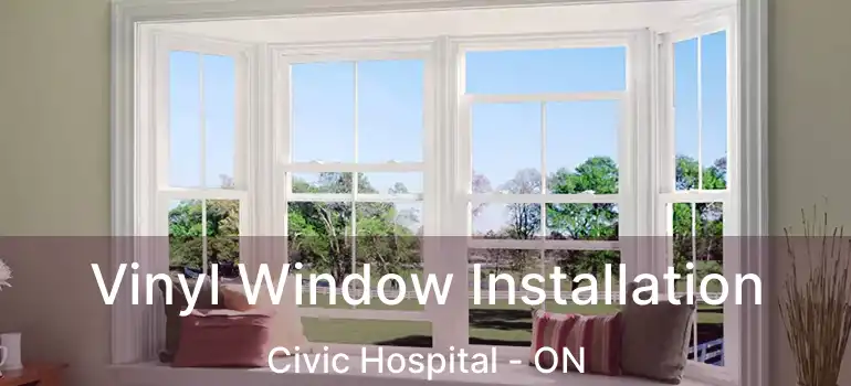  Vinyl Window Installation Civic Hospital - ON