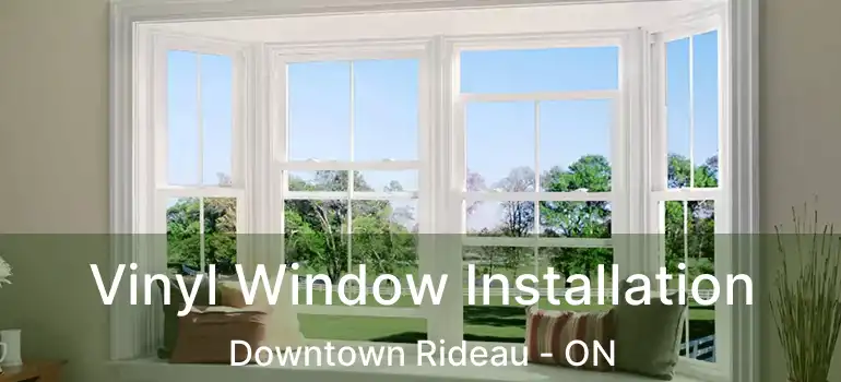  Vinyl Window Installation Downtown Rideau - ON