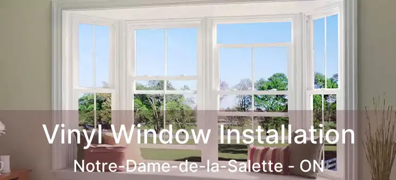  Vinyl Window Installation Notre-Dame-de-la-Salette - ON