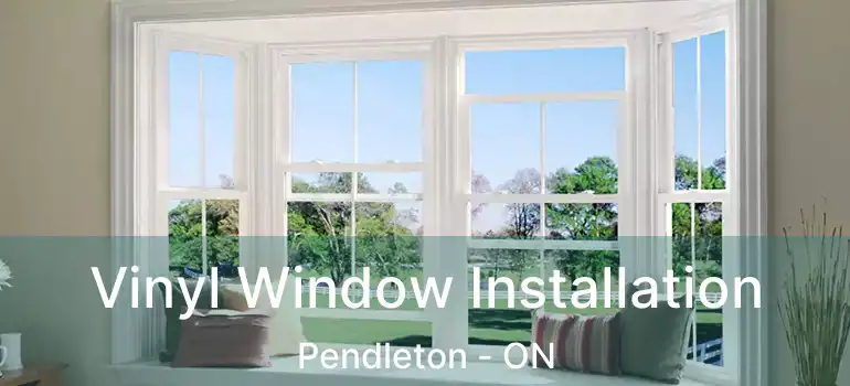  Vinyl Window Installation Pendleton - ON