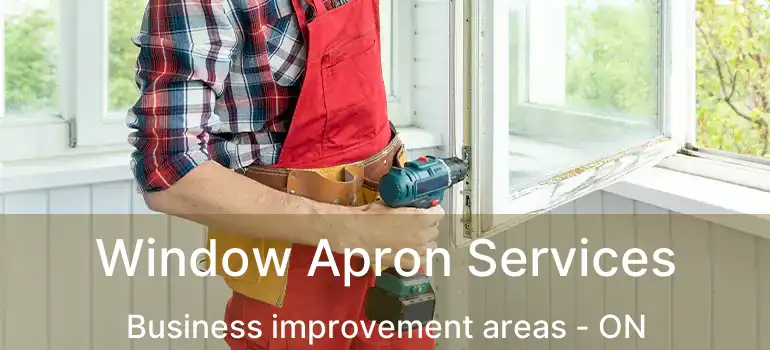  Window Apron Services Business improvement areas - ON