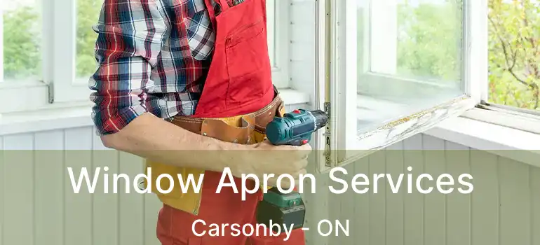  Window Apron Services Carsonby - ON