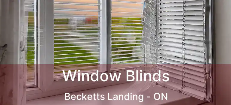  Window Blinds Becketts Landing - ON