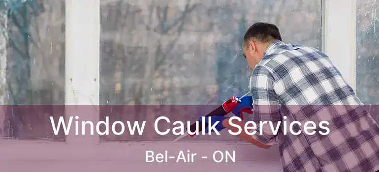  Window Caulk Services Bel-Air - ON