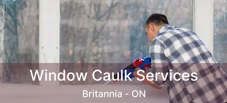  Window Caulk Services Britannia - ON