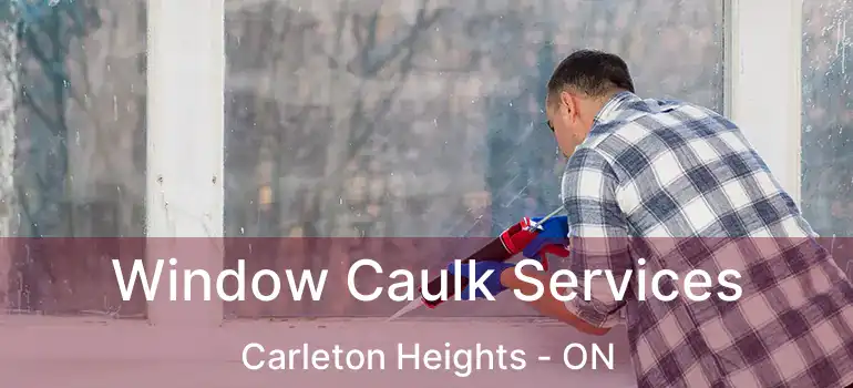  Window Caulk Services Carleton Heights - ON