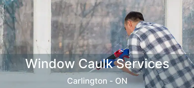  Window Caulk Services Carlington - ON