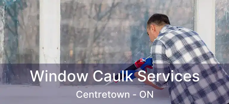  Window Caulk Services Centretown - ON