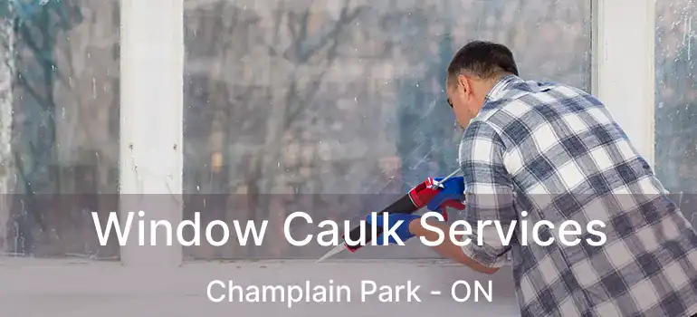  Window Caulk Services Champlain Park - ON