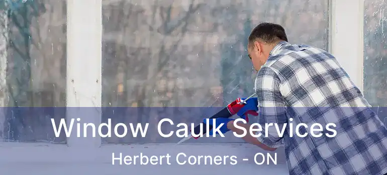  Window Caulk Services Herbert Corners - ON