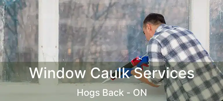  Window Caulk Services Hogs Back - ON