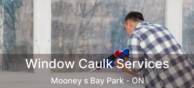  Window Caulk Services Mooney s Bay Park - ON