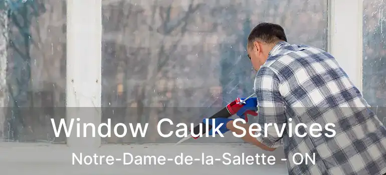  Window Caulk Services Notre-Dame-de-la-Salette - ON