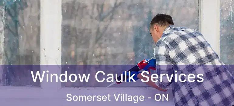  Window Caulk Services Somerset Village - ON