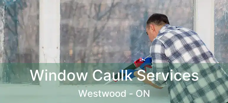  Window Caulk Services Westwood - ON