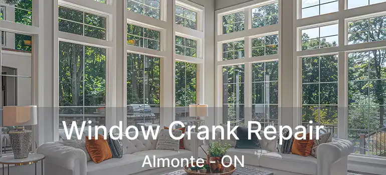  Window Crank Repair Almonte - ON