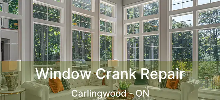  Window Crank Repair Carlingwood - ON