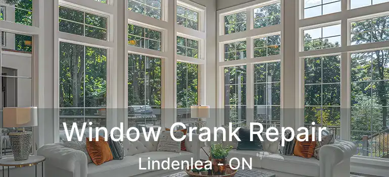  Window Crank Repair Lindenlea - ON