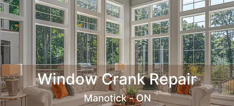  Window Crank Repair Manotick - ON