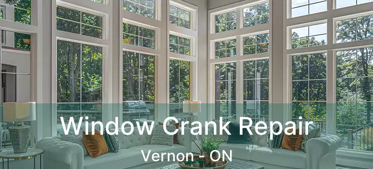  Window Crank Repair Vernon - ON